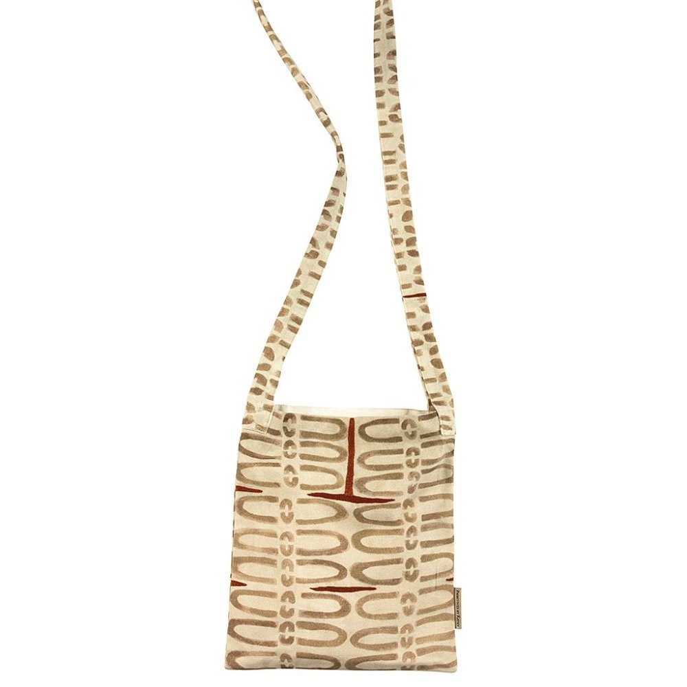 NWT Primitives by Kathy | Cream & Brown Olivia Crossbody Bag